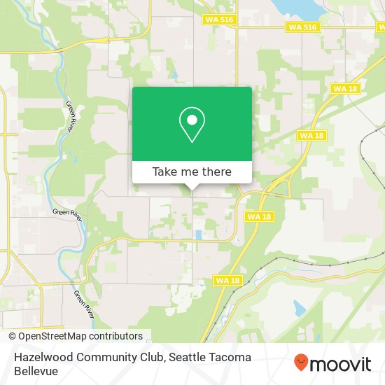 Hazelwood Community Club map