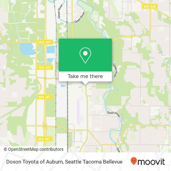 Doxon Toyota of Auburn map