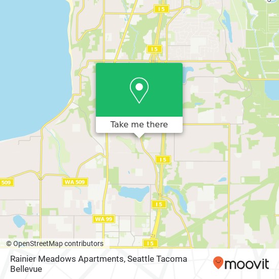 Mapa de Rainier Meadows Apartments