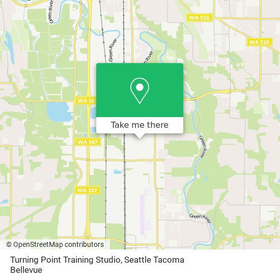 Mapa de Turning Point Training Studio