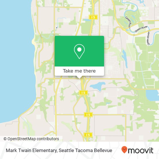 Mark Twain Elementary map