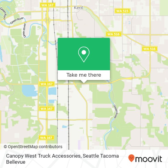 Canopy West Truck Accessories map