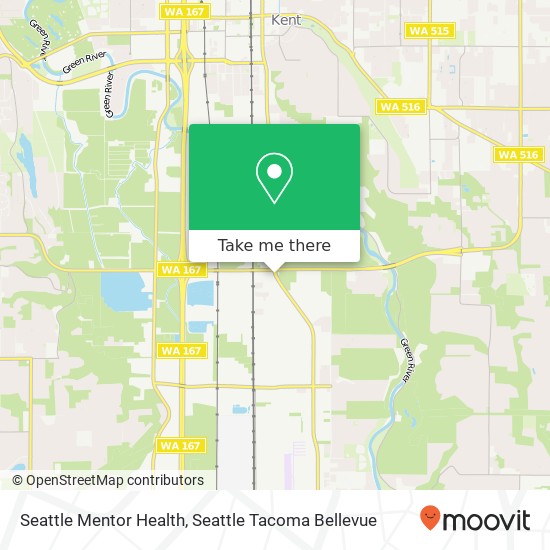 Mapa de Seattle Mentor Health