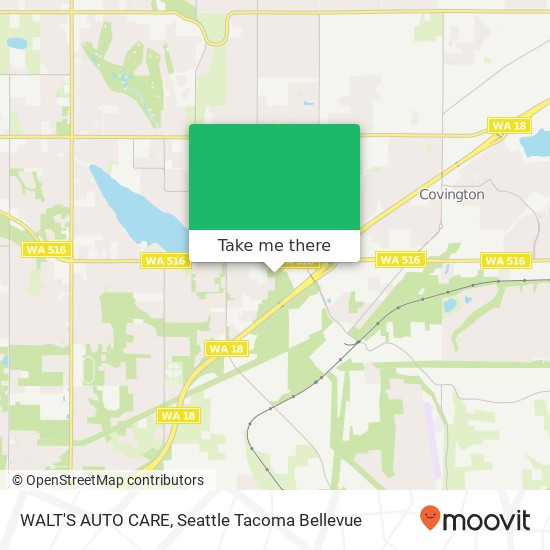 WALT'S AUTO CARE map