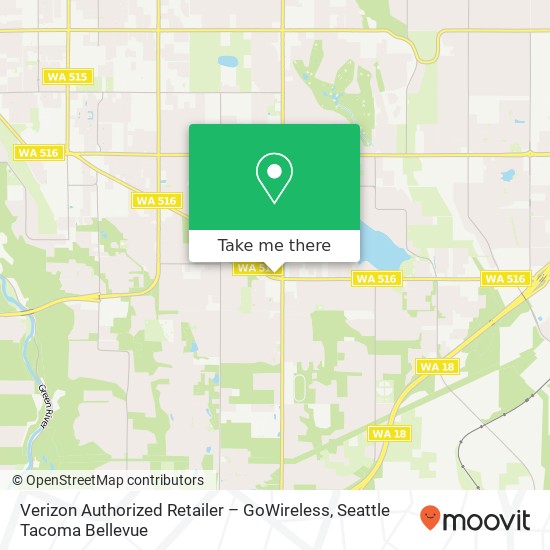 Mapa de Verizon Authorized Retailer – GoWireless