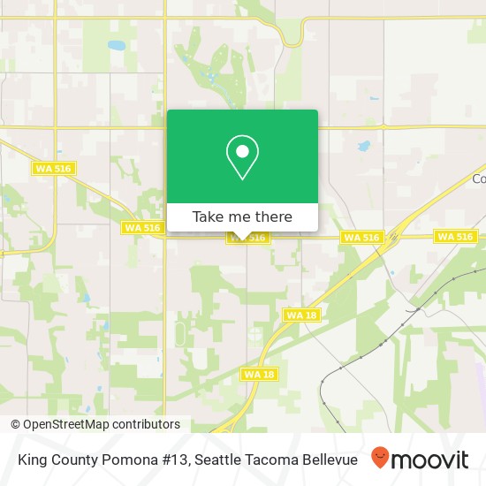 King County Pomona #13 map