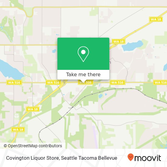 Mapa de Covington Liquor Store