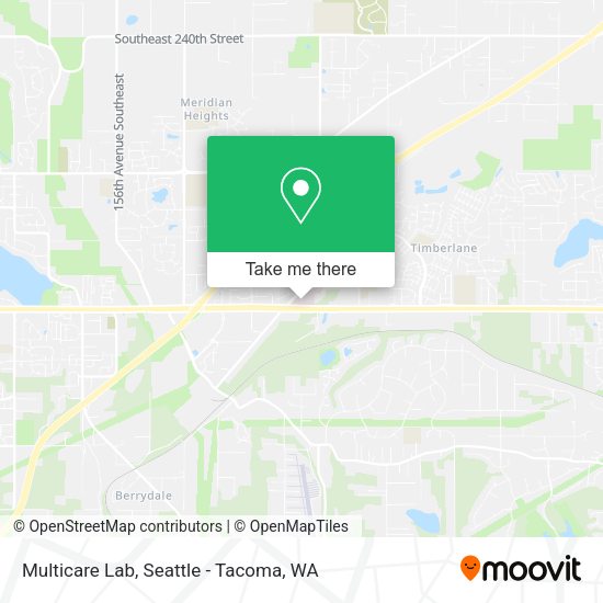 Multicare Lab map