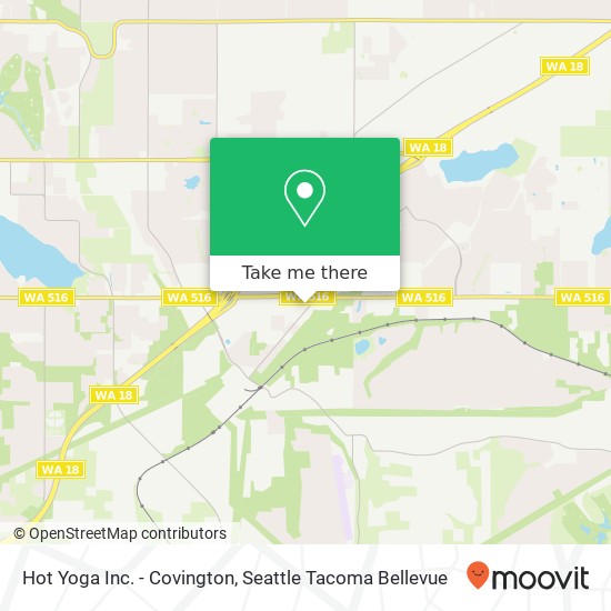 Hot Yoga Inc. - Covington map