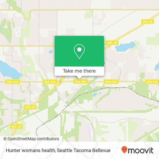 Hunter womans health map