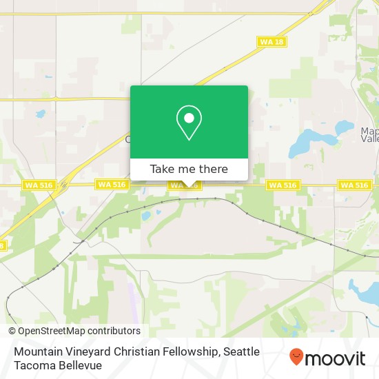 Mapa de Mountain Vineyard Christian Fellowship
