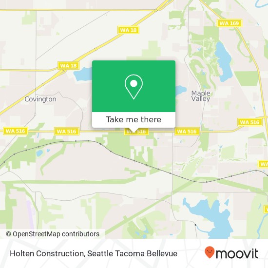 Mapa de Holten Construction