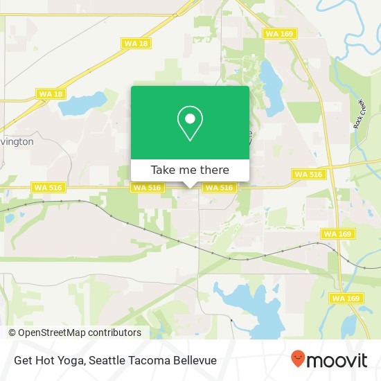 Mapa de Get Hot Yoga