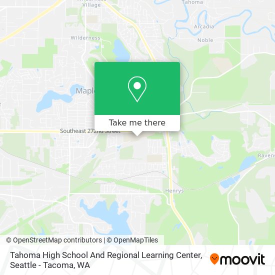 Mapa de Tahoma High School And Regional Learning Center