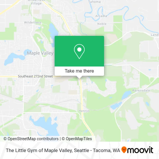 The Little Gym of Maple Valley map