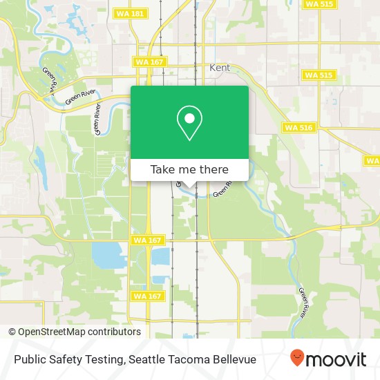 Public Safety Testing map