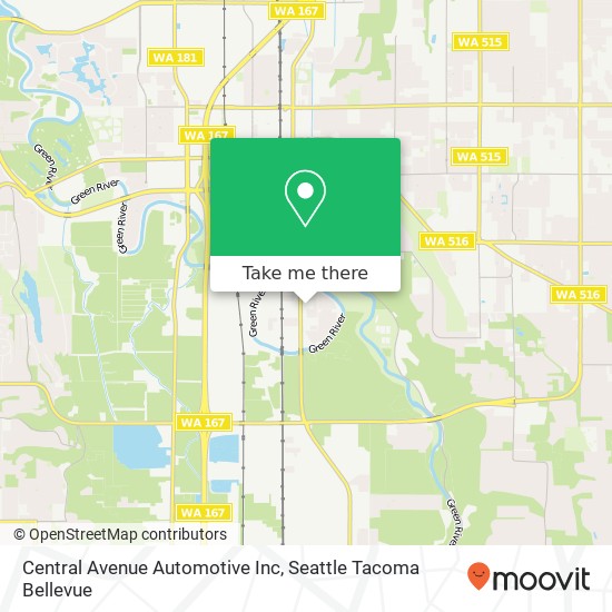 Central Avenue Automotive Inc map