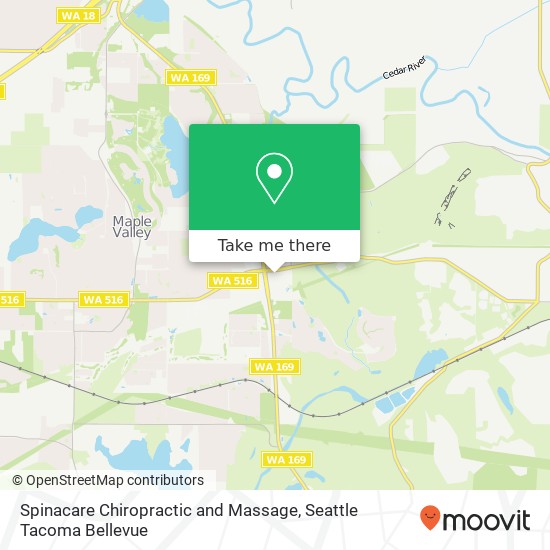Mapa de Spinacare Chiropractic and Massage