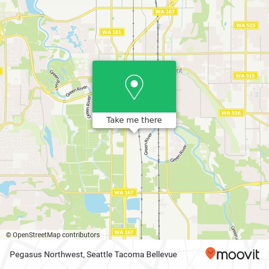 Pegasus Northwest map