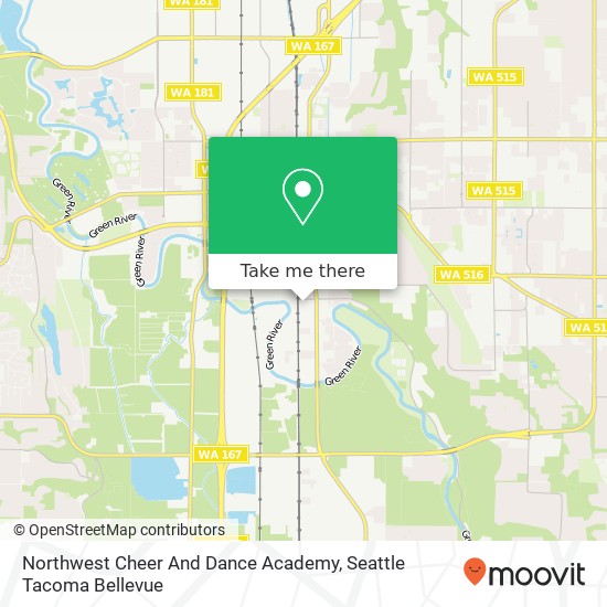 Northwest Cheer And Dance Academy map