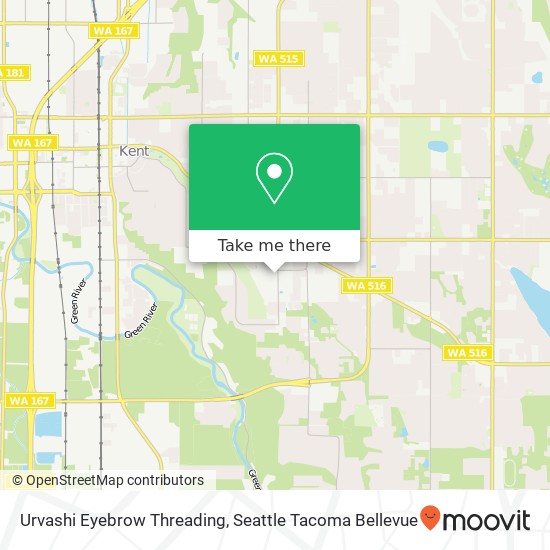 Urvashi Eyebrow Threading map