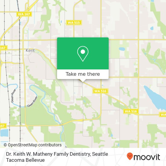 Dr. Keith W. Matheny Family Dentistry map