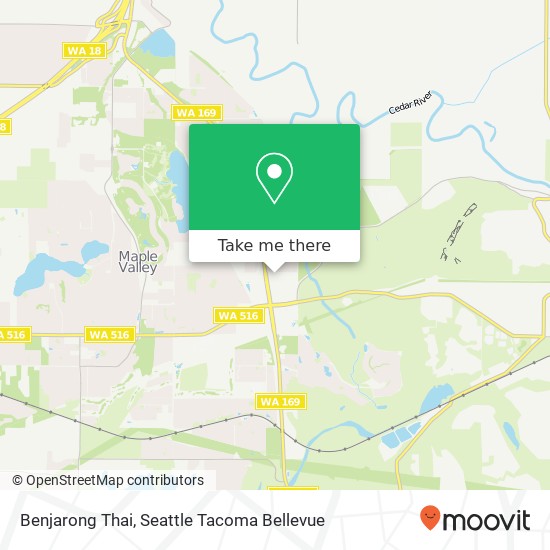 Benjarong Thai map