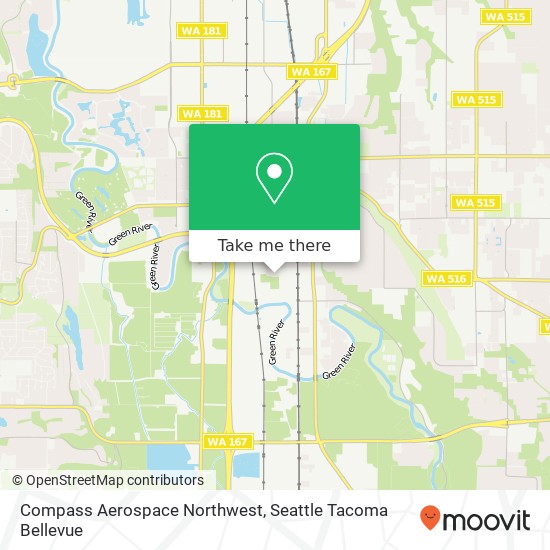 Compass Aerospace Northwest map