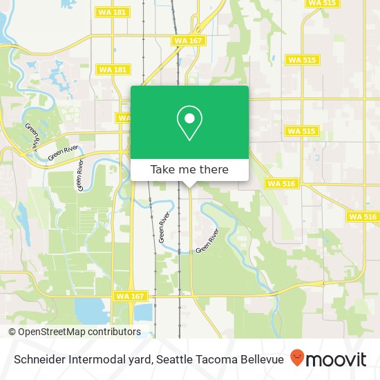 Schneider Intermodal yard map