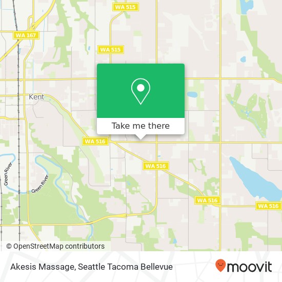 Akesis Massage map