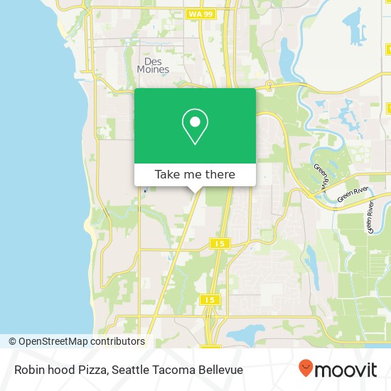 Robin hood Pizza map