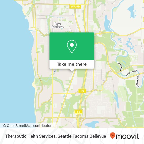 Mapa de Theraputic Helth Services