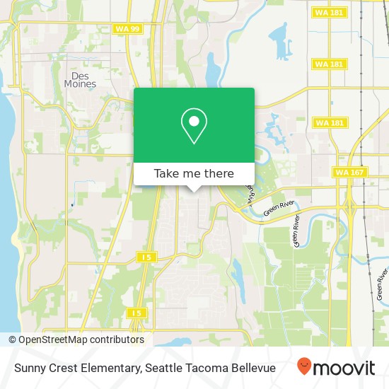 Sunny Crest Elementary map