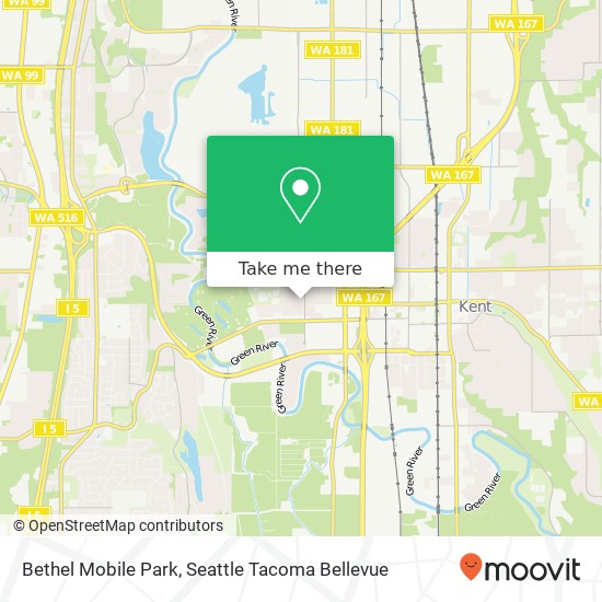 Mapa de Bethel Mobile Park