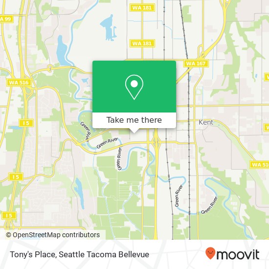 Mapa de Tony's Place