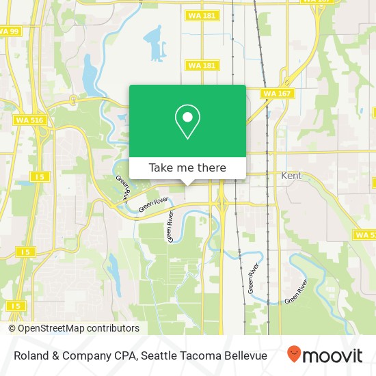 Roland & Company CPA map