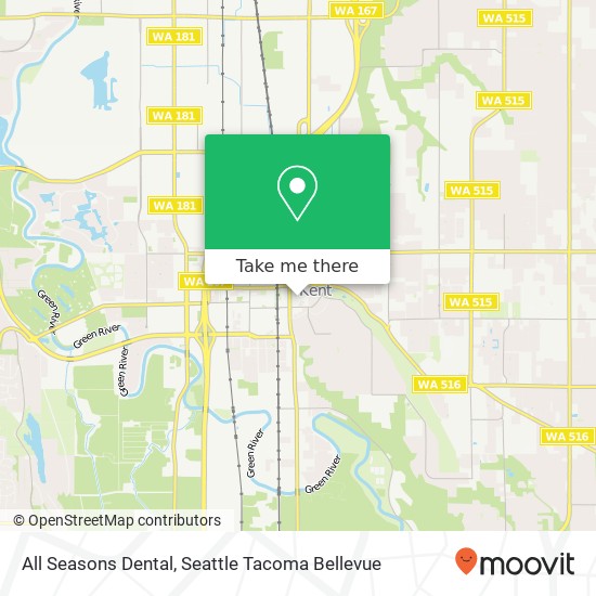 All Seasons Dental map