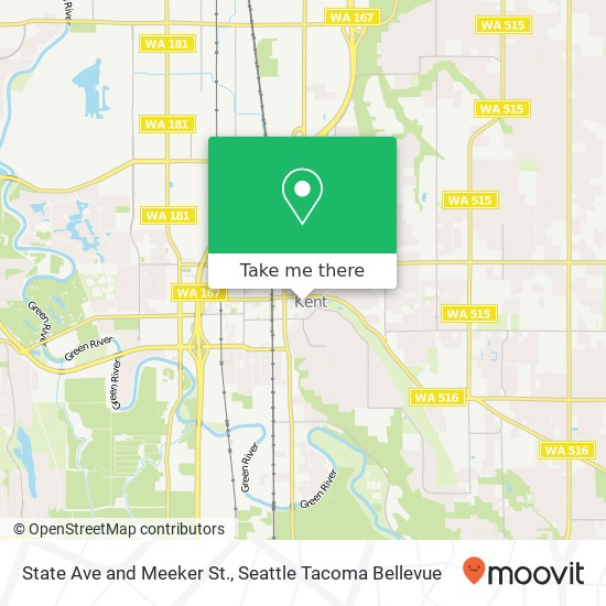 State Ave and Meeker St. map