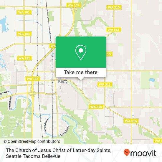 Mapa de The Church of Jesus Christ of Latter-day Saints