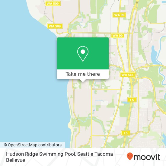 Mapa de Hudson Ridge Swimming Pool