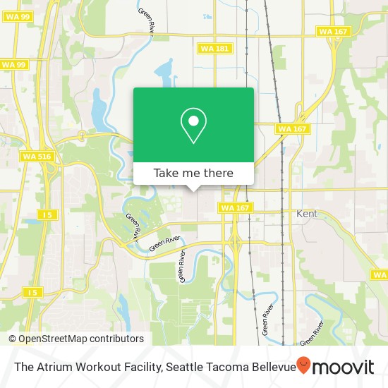 The Atrium Workout Facility map