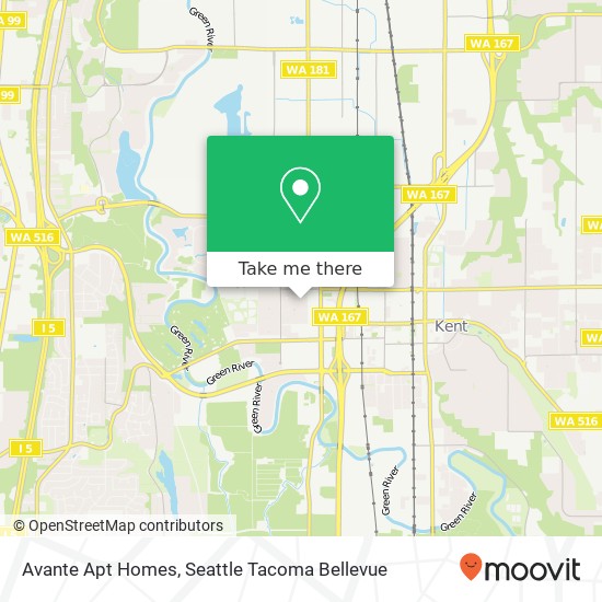 Avante Apt Homes map