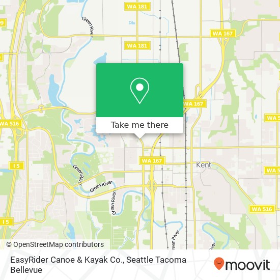 Mapa de EasyRider Canoe & Kayak Co.