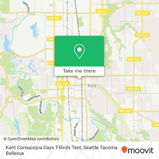 Kent Cornucopia Days T-Birds Tent map