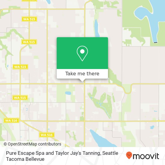 Mapa de Pure Escape Spa and Taylor Jay's Tanning