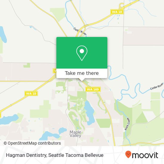 Mapa de Hagman Dentistry