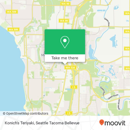 Mapa de Konich's Teriyaki