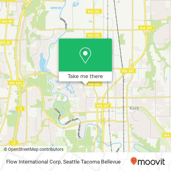 Mapa de Flow International Corp