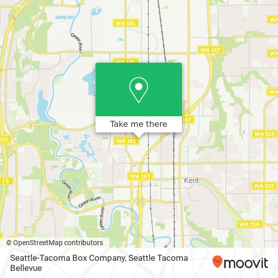 Seattle-Tacoma Box Company map