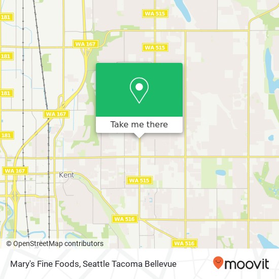 Mapa de Mary's Fine Foods